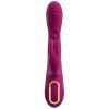 Лиловый вибратор-кролик 2 Function Vibrator Squirting - 22,5 см.