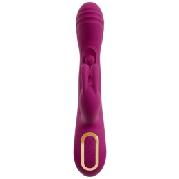 Лиловый вибратор-кролик 2 Function Vibrator Squirting - 22,5 см.
