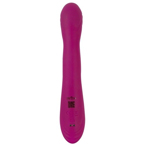 Лиловый вибратор-кролик 2 Function Vibrator Squirting - 22,5 см.