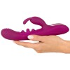 Лиловый вибратор-кролик 2 Function Vibrator Squirting - 22,5 см.