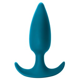 Бирюзовая анальная пробка Delight - 10,5 см.