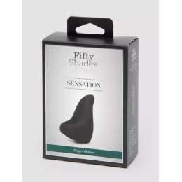 Черный вибратор на палец Sensation Rechargeable Finger Vibrator