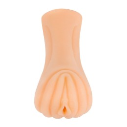 Эластичный мастурбатор в виде вагины телесного цвета