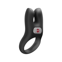 Черное эрекционное виброкольцо Nos