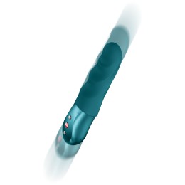 Зеленый вибратор-пульсатор Stronic Petite - 17 см.