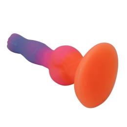 Силиконовый фантазийный фаллоимитатор Hercules - 21,5 см.