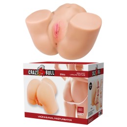 Телесный мастурбатор Olivia с 2 любовными отверстиями