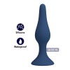 Синяя анальная пробка Slim Anal Plug XL - 15,4 см.