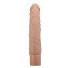 Телесный реалистичный вибратор Osric - 22,3 см.