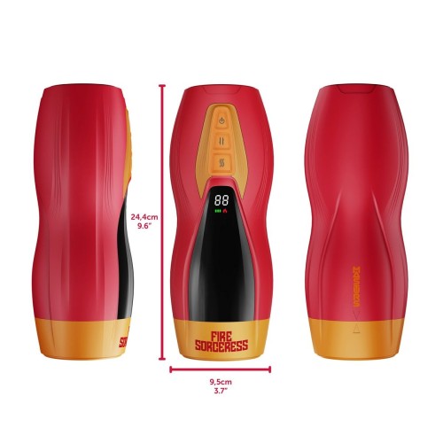 Интерактивный мастурбатор Solara с нагревом, вибрацией и поступательными движениями