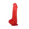 Гелевый фаллоимитатор №26 с присоской - 21 см.