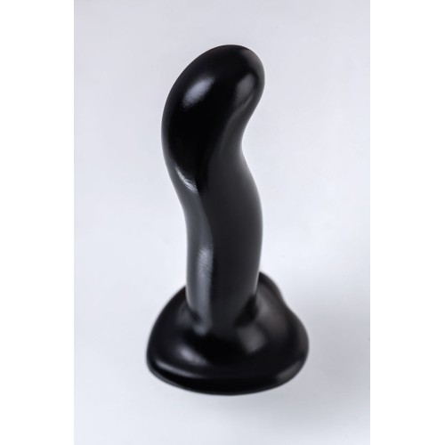 Черный стимулятор для пар P&G-Spot Dildo Size M - 18 см.