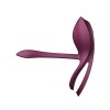 Фиолетовое эрекционное виброкольцо Bayek с пультом ДУ
