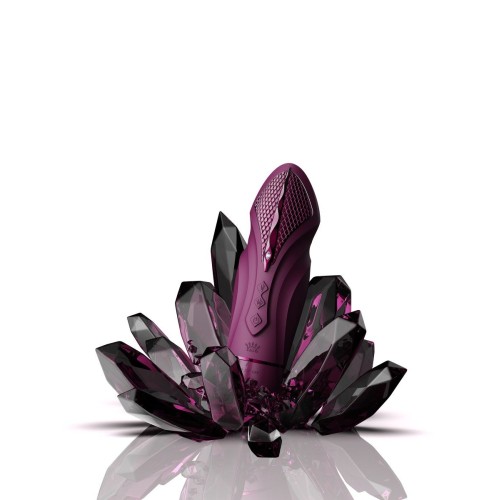 Фиолетовая секс-машина с функцией нагрева, насадками и присоской Sesh