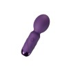 Фиолетовый мини-wand вибратор для стимуляции эрогенных зон