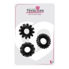Набор из 3 черных эрекционных колец Set Of 3 Cockrings