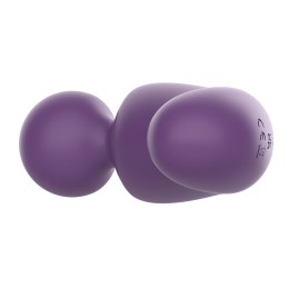 Фиолетовый изогнутый wand-вибратор