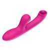 Розовый вибратор-кролик с усиленной стимуляцией точки G