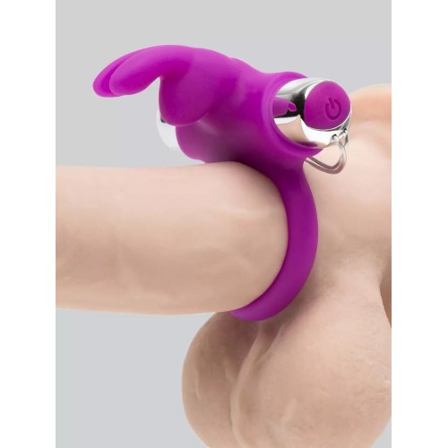 Лиловое виброкольцо с пультом ДУ Remote Control Cock Ring