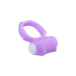 Фиолетовое виброкольцо на пенис Zort