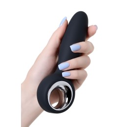 Черный анальный стимулятор Sagitta - 15 см.