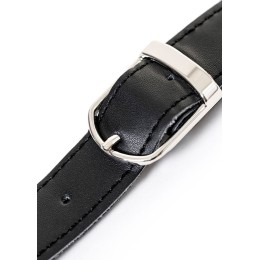 Кляп-крючок на чёрном кожаном ремешке