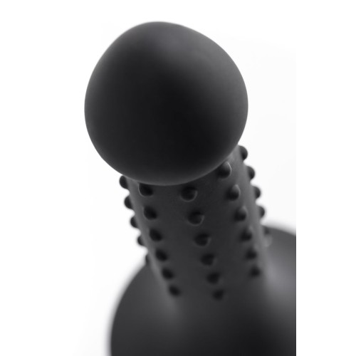 Черный анальный фаллоимитатор Spikn - 14 см.