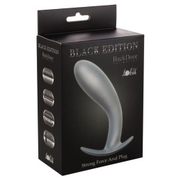 Серая анальная пробка Strong Force Anal Plug - 13,5 см.