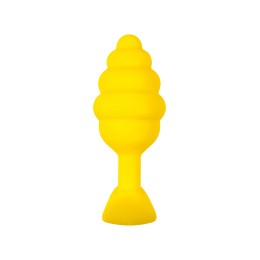 Желтая анальная втулка Vikki - 9 см.