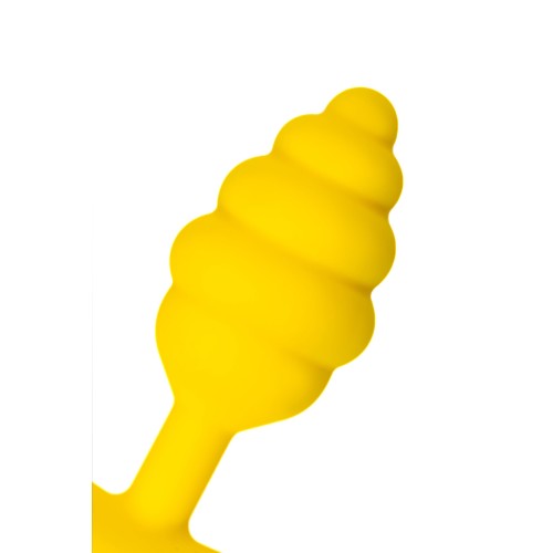 Желтая анальная втулка Vikki - 9 см.