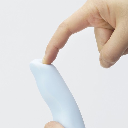 Голубой вибратор iroha Fit Minamozuki - 17,7 см.