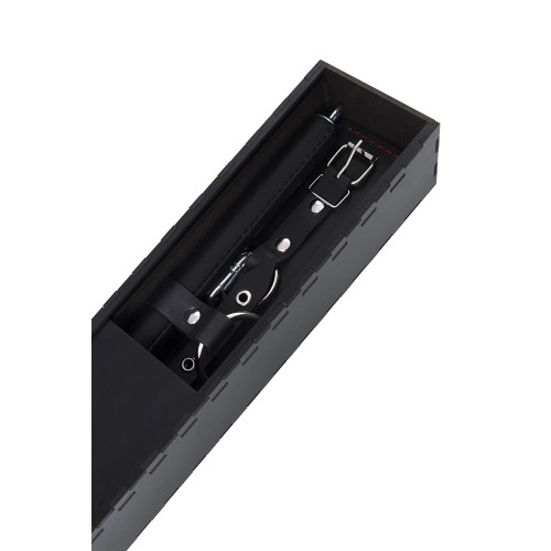 Черная распорка с 4 манжетами для рук и ног