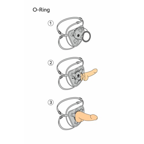 Трусики для страпона Dylan с 2 способами крепления насадки