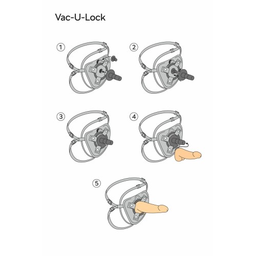 Трусики для страпона Dylan с 2 способами крепления насадки