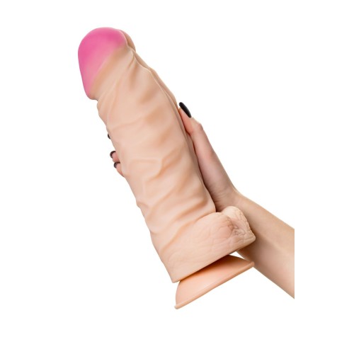 Телесный фаллоимитатор-гигант Kratos - 30 см.