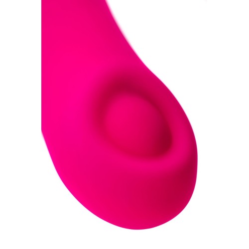 Ярко-розовый вибратор Lovense Osci 2 - 22 см.