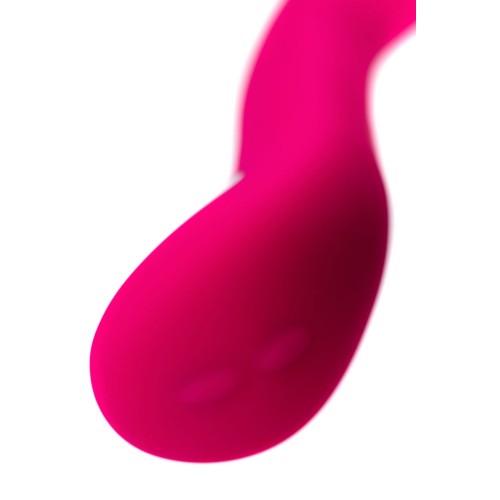 Ярко-розовый вибратор Lovense Osci 2 - 22 см.