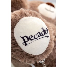 Бондажный набор: бурый мишка с розовыми оковами и наручниками