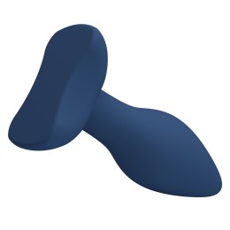 Синяя анальная пробка Bulb Plug S - 9 см.