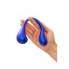 Синий многофункциональный вибратор Etern с пультом ДУ