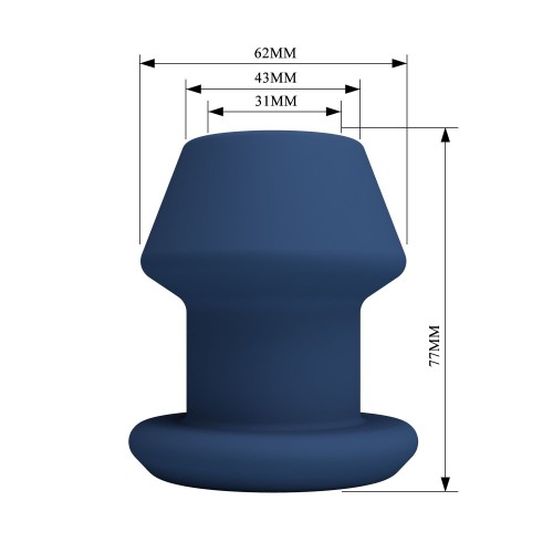 Синий анальный расширитель Jack Anal Plug S - 7,7 см.