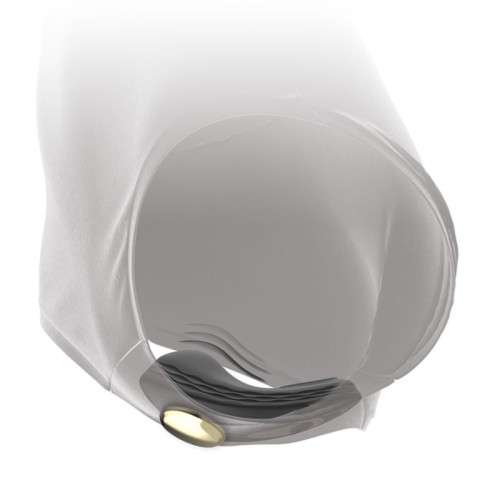 Черный перезаряжаемый вибратор в трусики с пультом ДУ