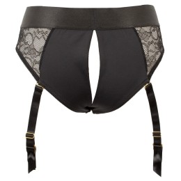 Черный женский страпон Strap-on Set: трусики и насадка