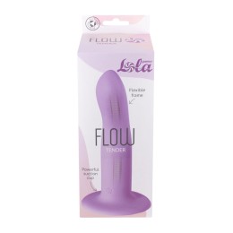 Сиреневый гнущийся нереалистичный фаллоимитатор Tender - 16,6 см.