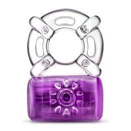 Фиолетовое эрекционное виброкольцо One Night Stand Vibrating C-Ring