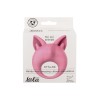 Нежно-розовое перезаряжаемое эрекционное кольцо Kitten Kiki