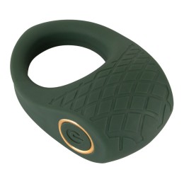 Зеленое эрекционное виброкольцо Luxurious Vibro Cock Ring