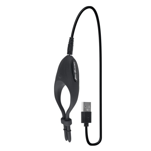 Черное эрекционное вибролассо Perfect Fit