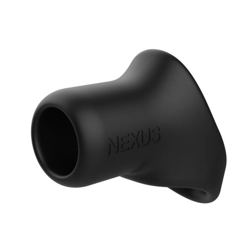 Черное эрекционное кольцо-слинг Nexus Rise