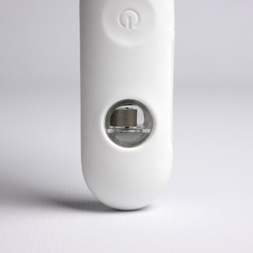 Белое эрекционное виброкольцо с пультом ДУ